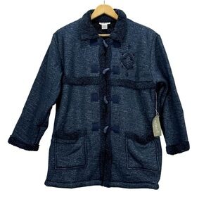 Vintage Rafael Navy Toggle Coat Jacket Women’s Small